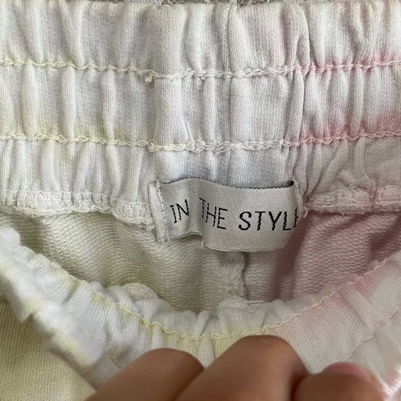 Pastel Tie-dye Color-block Sweatpants - Picture 2 of 5